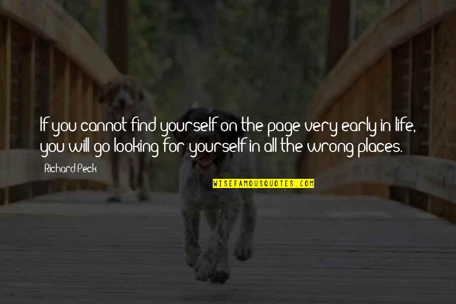 Dalia Royce Suburgatory Quotes By Richard Peck: If you cannot find yourself on the page Dalia Royce Suburgatory Quotes By Richard Peck: If you cannot find yourself on the page