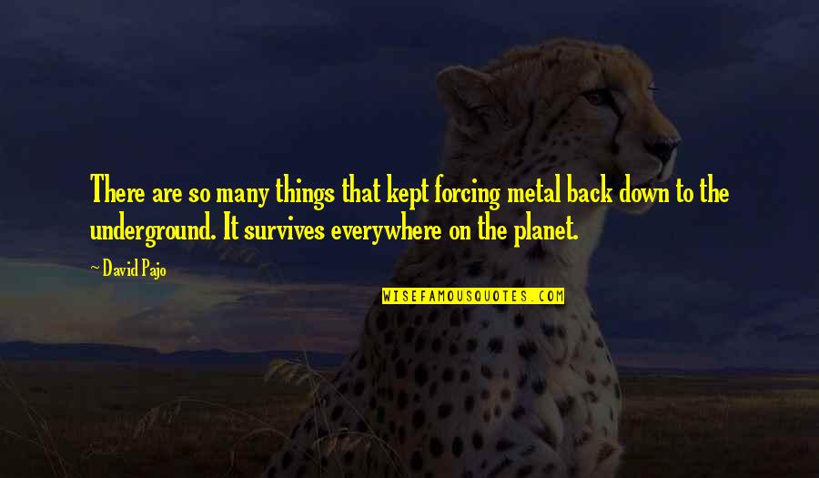 Dalian On The Park Quotes By David Pajo: There are so many things that kept forcing Dalian On The Park Quotes By David Pajo: There are so many things that kept forcing