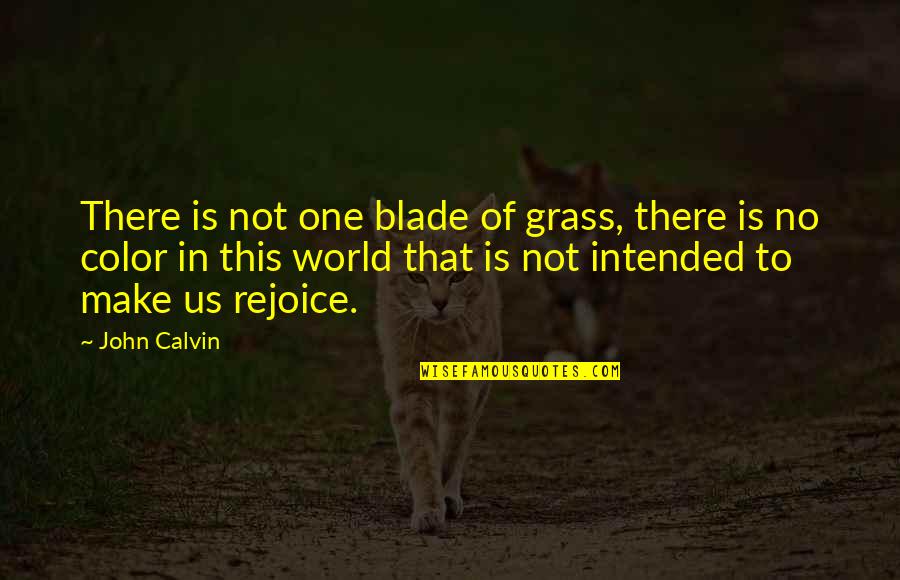 Daligdigan Quotes By John Calvin: There is not one blade of grass, there Daligdigan Quotes By John Calvin: There is not one blade of grass, there