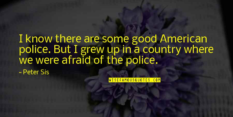 Damian Wayne Faith Quotes By Peter Sis: I know there are some good American police.