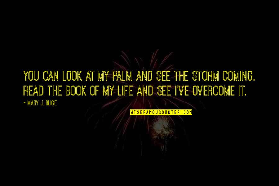 Damianne Abel Quotes By Mary J. Blige: You can look at my palm and see Damianne Abel Quotes By Mary J. Blige: You can look at my palm and see