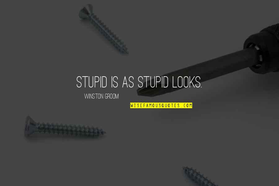 Dan Aykroyd Caddyshack Quotes By Winston Groom: Stupid is as stupid looks.