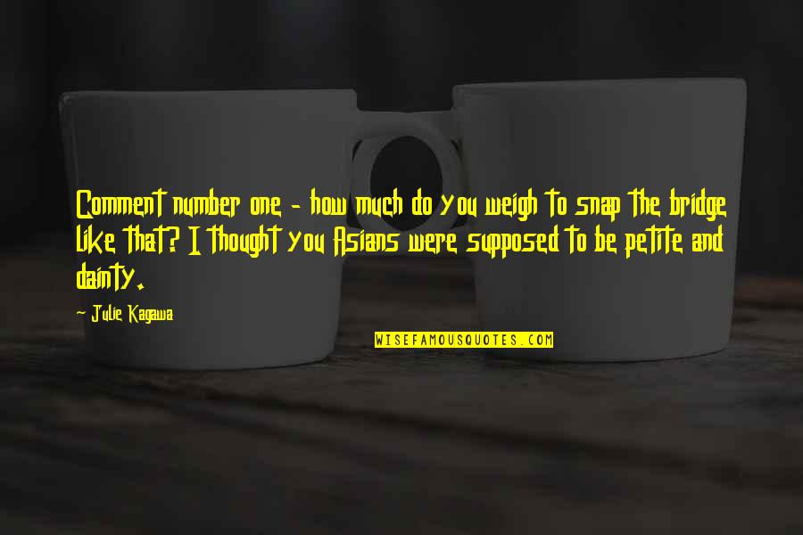 Dan Hampton Quotes By Julie Kagawa: Comment number one - how much do you