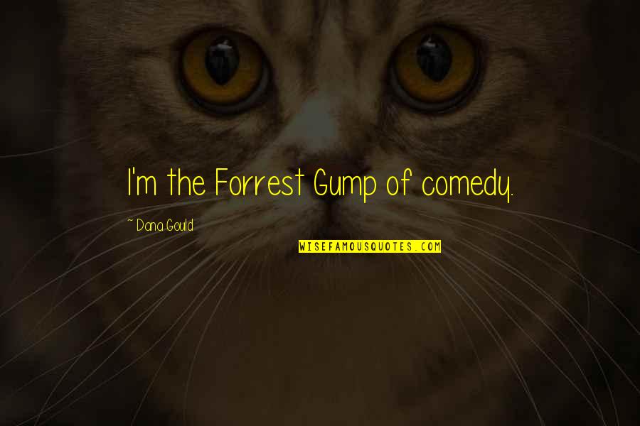 Dana Gould Quotes By Dana Gould: I'm the Forrest Gump of comedy.