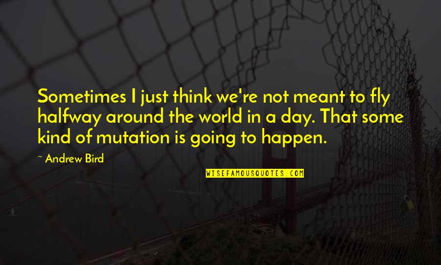 Dangle Diamond Quotes By Andrew Bird: Sometimes I just think we're not meant to