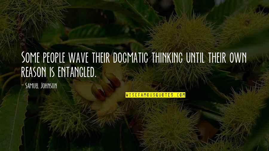Danielewski Family Practice Quotes By Samuel Johnson: Some people wave their dogmatic thinking until their