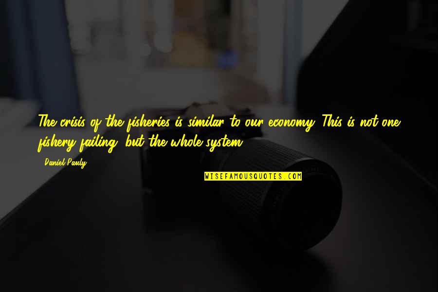Dankness Urban Quotes By Daniel Pauly: The crisis of the fisheries is similar to Dankness Urban Quotes By Daniel Pauly: The crisis of the fisheries is similar to