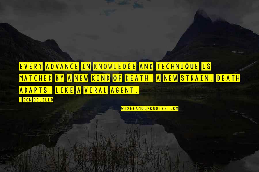 Danveer Karna Quotes By Don DeLillo: Every advance in knowledge and technique is matched
