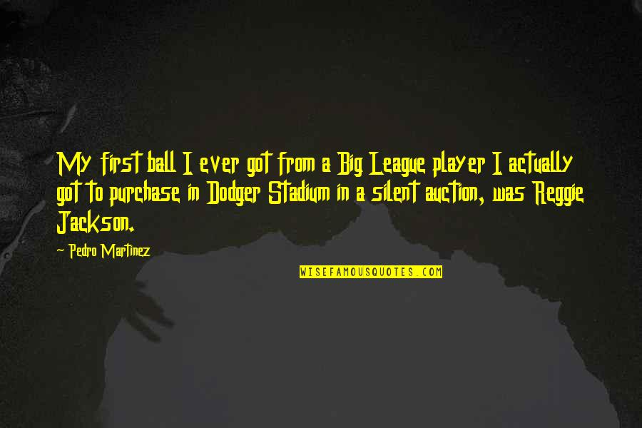 Darielle Quotes By Pedro Martinez: My first ball I ever got from a