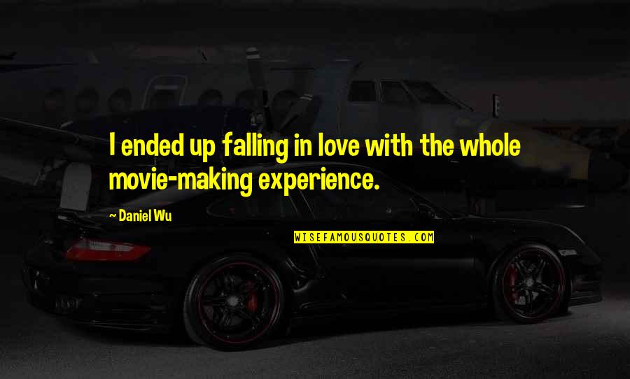 Dark Knight Inspirational Quotes By Daniel Wu: I ended up falling in love with the