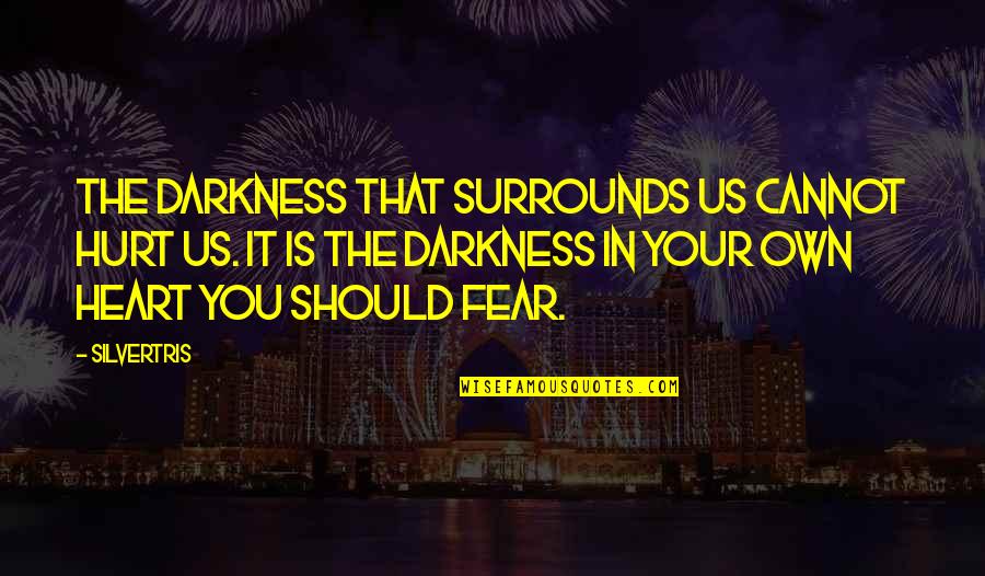 Darkness Is Us Quotes By Silvertris: The darkness that surrounds us cannot hurt us. Darkness Is Us Quotes By Silvertris: The darkness that surrounds us cannot hurt us.