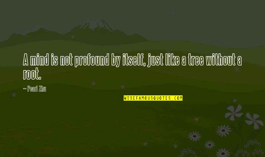 Darquisia Quotes By Pearl Zhu: A mind is not profound by itself, just