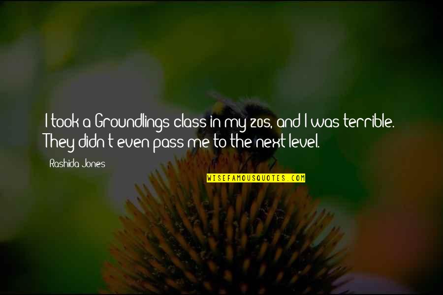 Darrell Guder Quotes By Rashida Jones: I took a Groundlings class in my 20s,