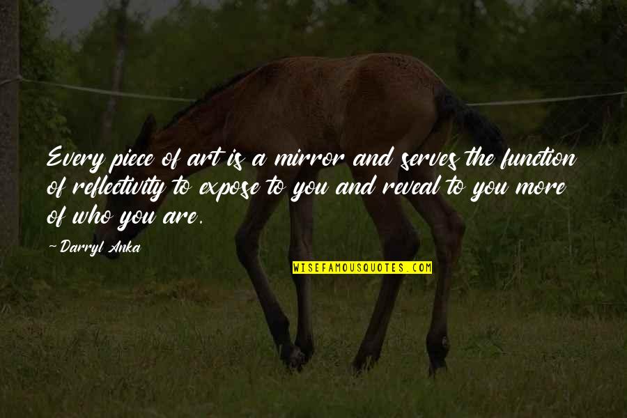 Darryl Quotes By Darryl Anka: Every piece of art is a mirror and