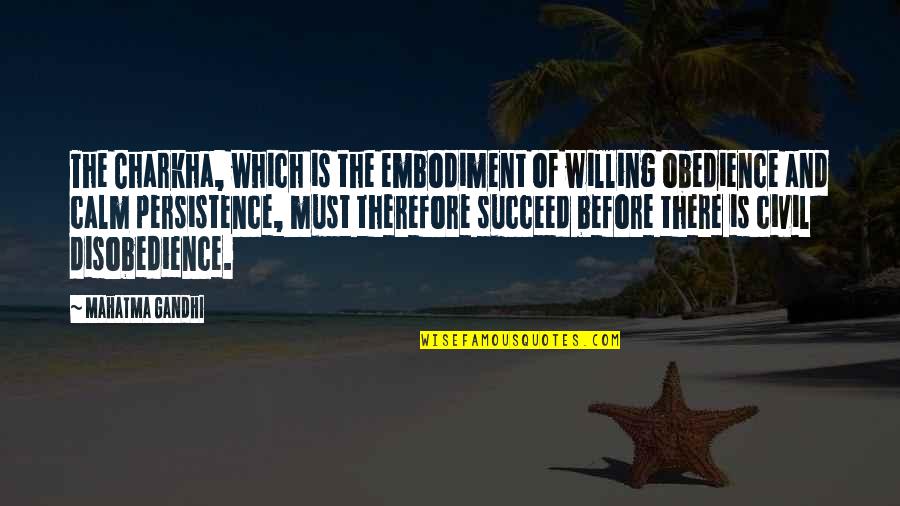 Daschle South Quotes By Mahatma Gandhi: The Charkha, which is the embodiment of willing Daschle South Quotes By Mahatma Gandhi: The Charkha, which is the embodiment of willing