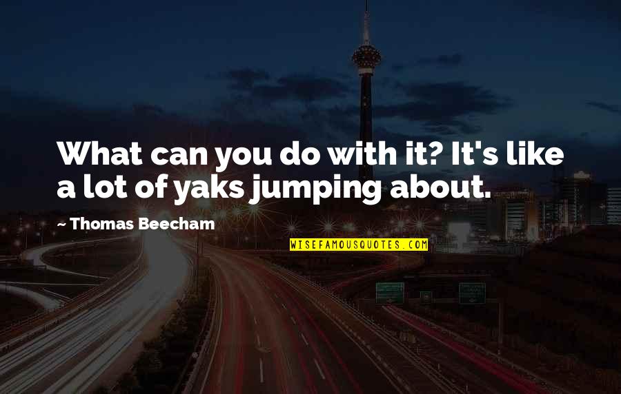 Data Warehousing Quotes By Thomas Beecham: What can you do with it? It's like Data Warehousing Quotes By Thomas Beecham: What can you do with it? It's like