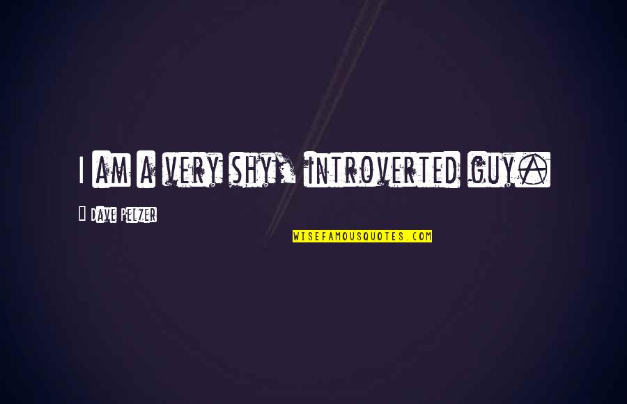 Dave Pelzer Quotes By Dave Pelzer: I am a very shy, introverted guy.