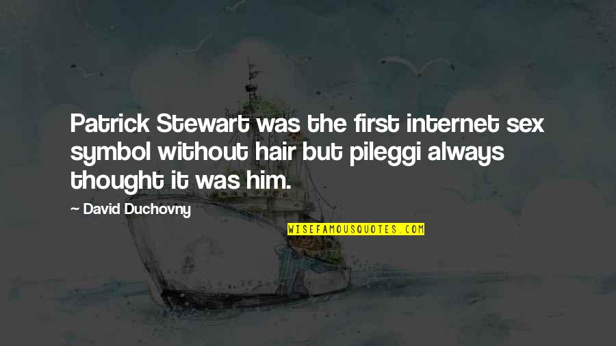 David Duchovny Quotes By David Duchovny: Patrick Stewart was the first internet sex symbol
