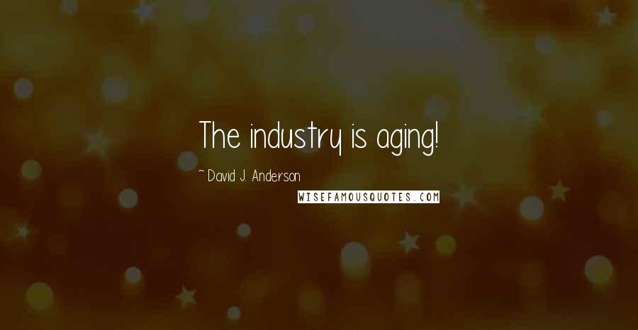 David J. Anderson quotes: The industry is aging!