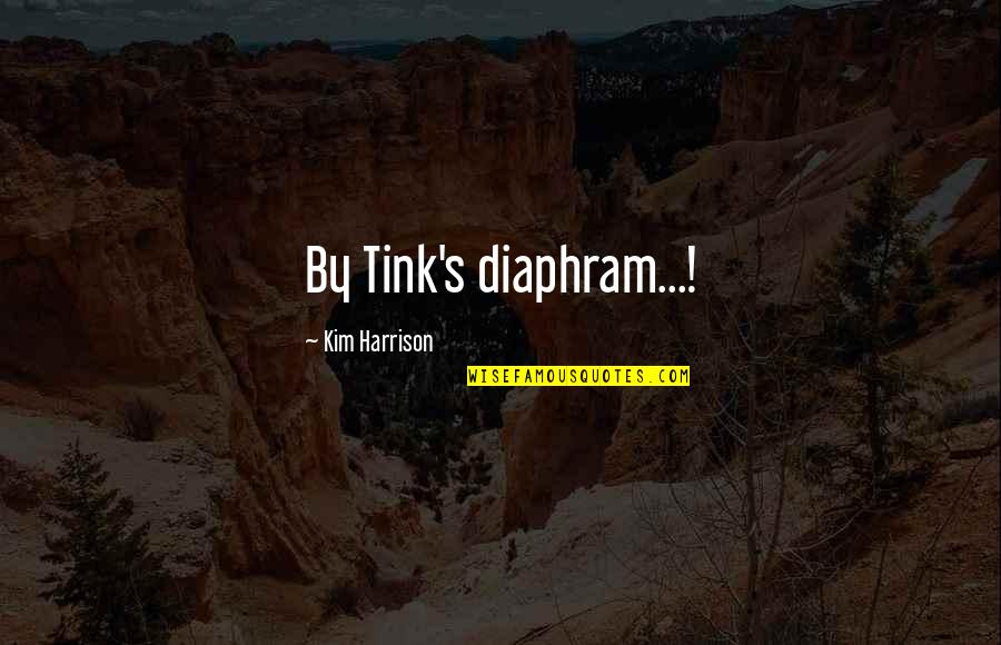 David Lehman Quotes By Kim Harrison: By Tink's diaphram...!