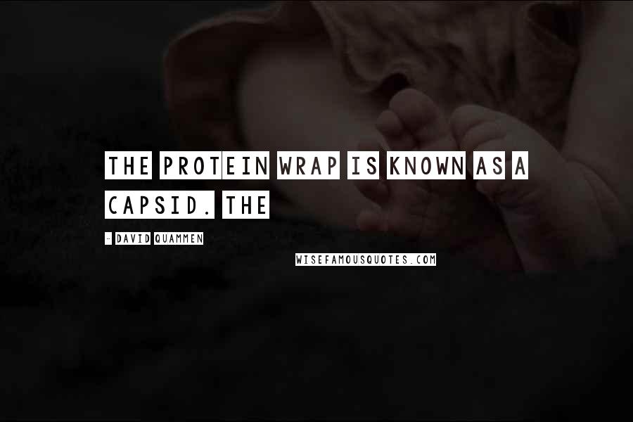David Quammen quotes: The protein wrap is known as a capsid. The