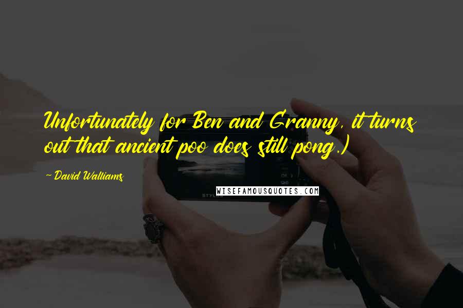 David Walliams quotes: Unfortunately for Ben and Granny, it turns out that ancient poo does still pong.)