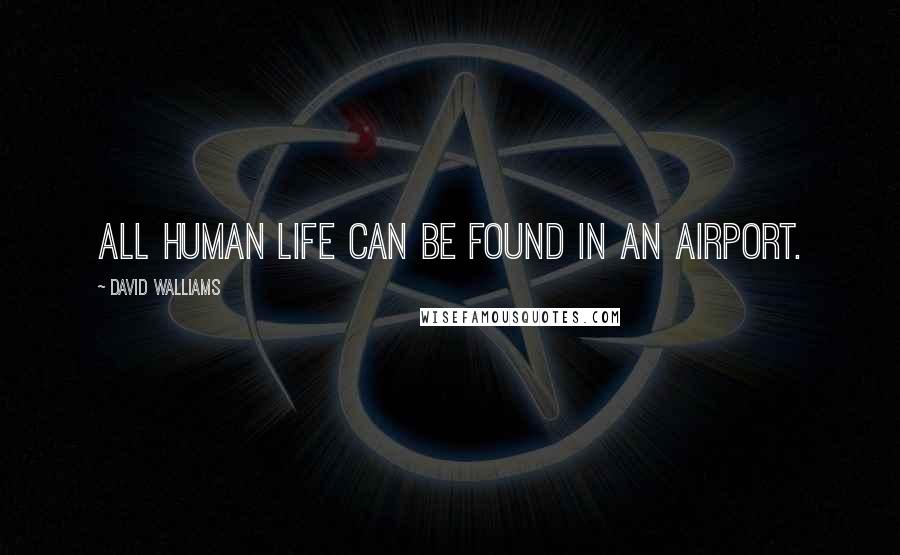 David Walliams quotes: All human life can be found in an airport.