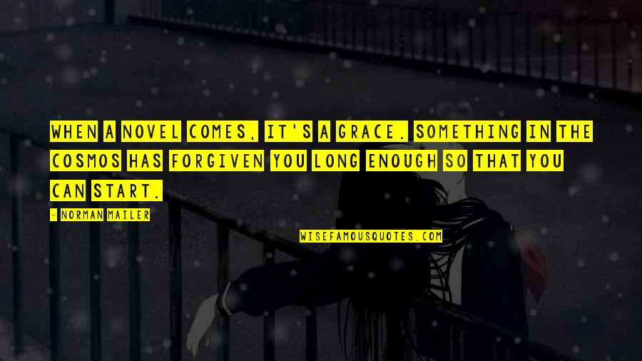 Dawah In Islam Quotes By Norman Mailer: When a novel comes, it's a grace. Something Dawah In Islam Quotes By Norman Mailer: When a novel comes, it's a grace. Something