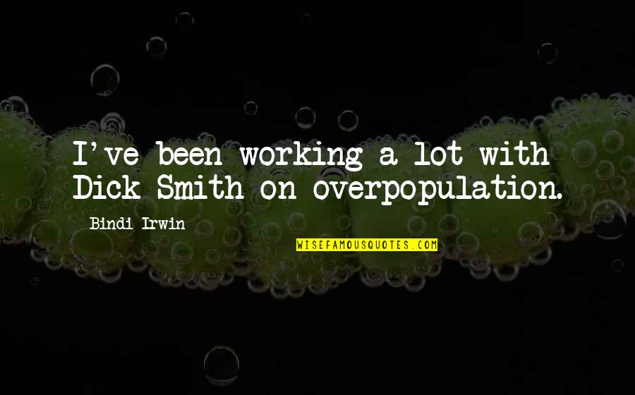Daxs Deals Quotes By Bindi Irwin: I've been working a lot with Dick Smith