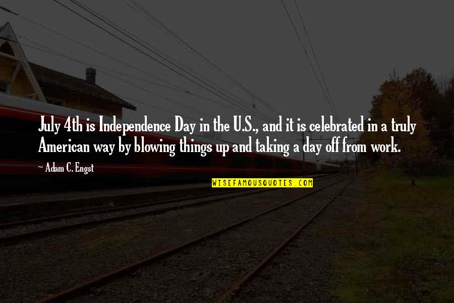 Day Off Quotes By Adam C. Engst: July 4th is Independence Day in the U.S.,