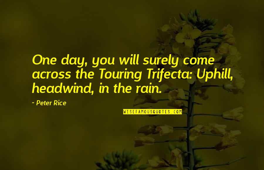 Day One Quotes By Peter Rice: One day, you will surely come across the