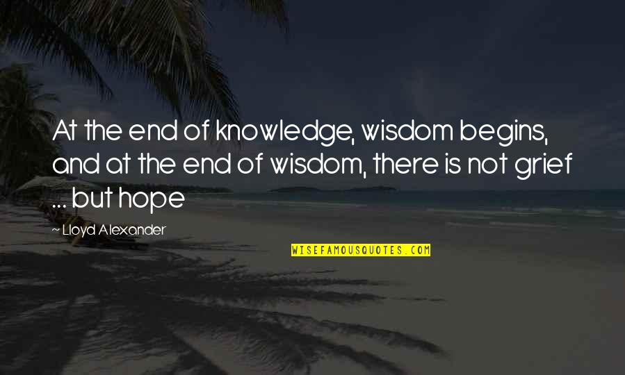 Dayalan Quotes By Lloyd Alexander: At the end of knowledge, wisdom begins, and Dayalan Quotes By Lloyd Alexander: At the end of knowledge, wisdom begins, and