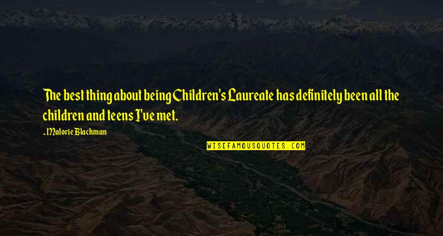 Dayoub El Quotes By Malorie Blackman: The best thing about being Children's Laureate has
