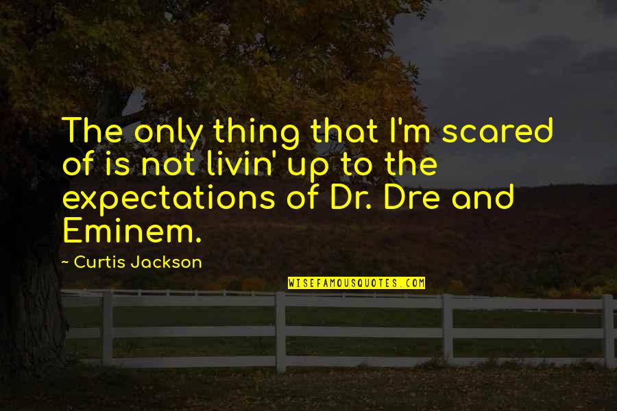 Dbsk Quotes By Curtis Jackson: The only thing that I'm scared of is