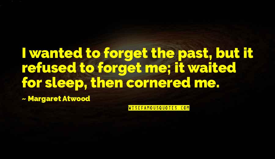De Stock Quote Quotes By Margaret Atwood: I wanted to forget the past, but it De Stock Quote Quotes By Margaret Atwood: I wanted to forget the past, but it