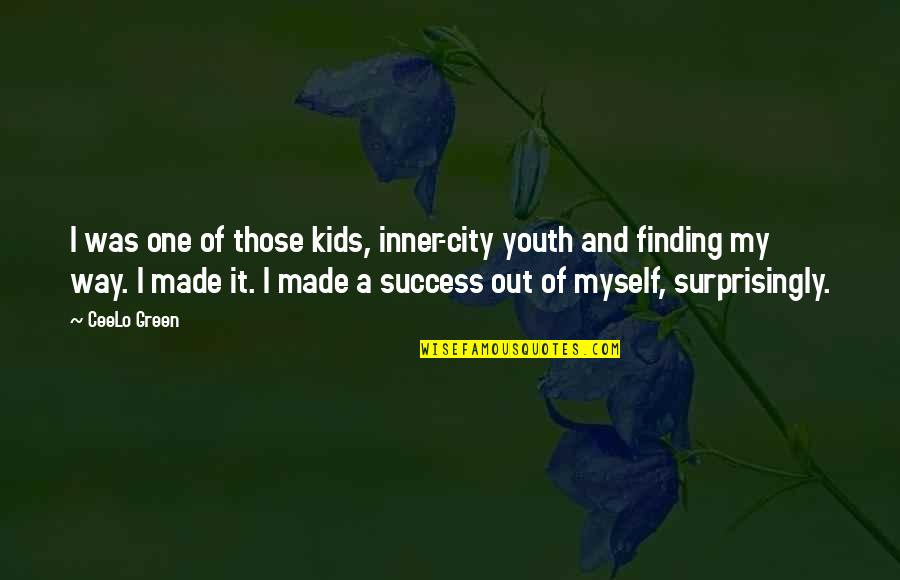 De Zamora Quotes By CeeLo Green: I was one of those kids, inner-city youth De Zamora Quotes By CeeLo Green: I was one of those kids, inner-city youth