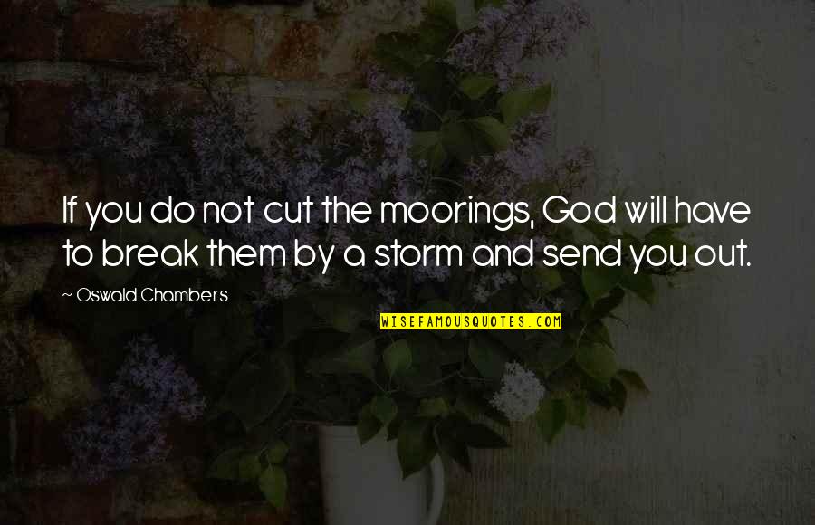 Dead Sea Scrolls Jesus Quotes By Oswald Chambers: If you do not cut the moorings, God Dead Sea Scrolls Jesus Quotes By Oswald Chambers: If you do not cut the moorings, God