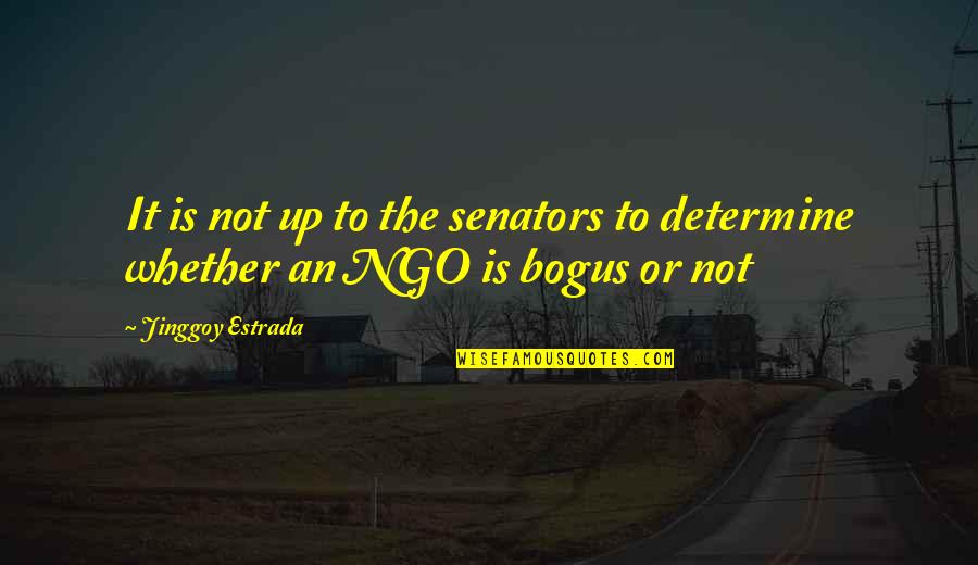 Deadlift Quotes By Jinggoy Estrada: It is not up to the senators to