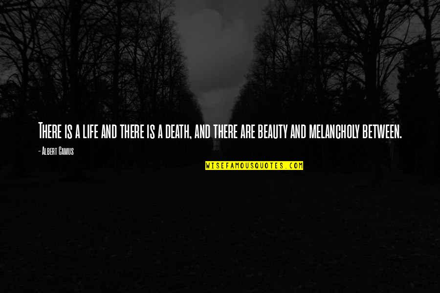Death And Beauty Quotes By Albert Camus: There is a life and there is a