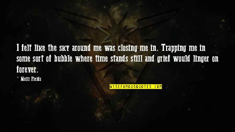 Death And Sky Quotes By Molli Fields: I felt like the sky around me was Death And Sky Quotes By Molli Fields: I felt like the sky around me was
