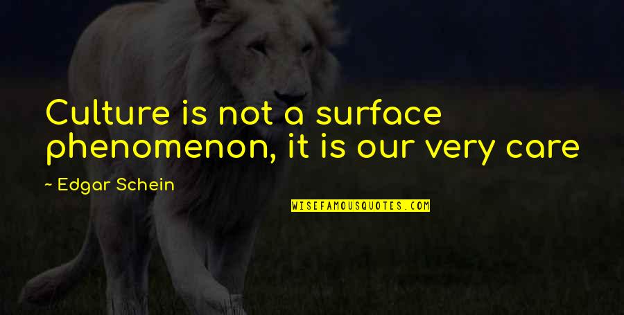 Death Of A Salesman Biff American Dream Quotes By Edgar Schein: Culture is not a surface phenomenon, it is Death Of A Salesman Biff American Dream Quotes By Edgar Schein: Culture is not a surface phenomenon, it is