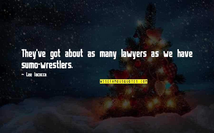 Death Of A Young Friend Quotes By Lee Iacocca: They've got about as many lawyers as we