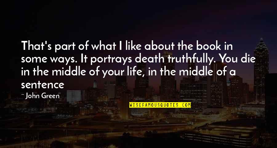 Death Part Of Life Quotes By John Green: That's part of what I like about the