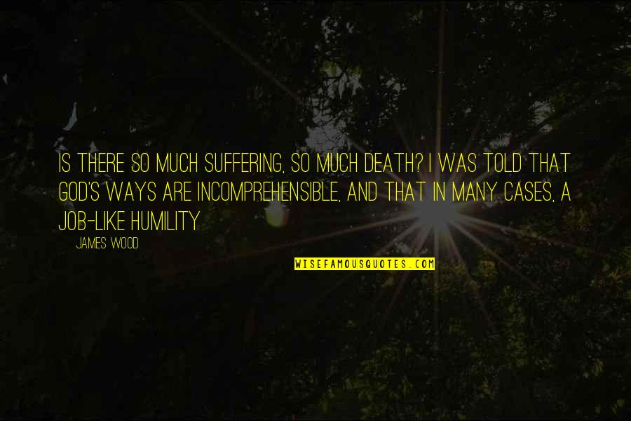 Death S Death Quotes By James Wood: Is there so much suffering, so much death?