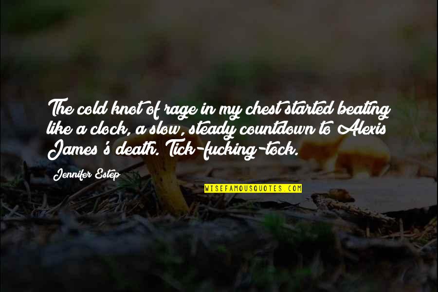 Death S Death Quotes By Jennifer Estep: The cold knot of rage in my chest