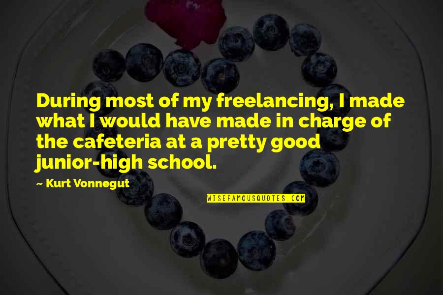 Deat's Quotes By Kurt Vonnegut: During most of my freelancing, I made what Deat's Quotes By Kurt Vonnegut: During most of my freelancing, I made what