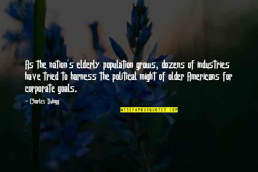 Debashis Chatterjee Quotes By Charles Duhigg: As the nation's elderly population grows, dozens of