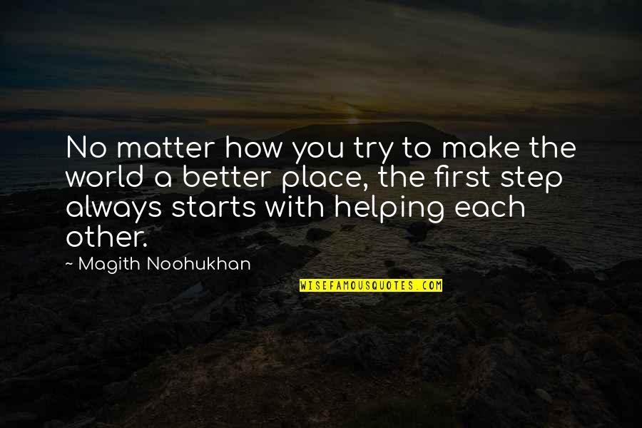 Decadimento Alfa Quotes By Magith Noohukhan: No matter how you try to make the Decadimento Alfa Quotes By Magith Noohukhan: No matter how you try to make the