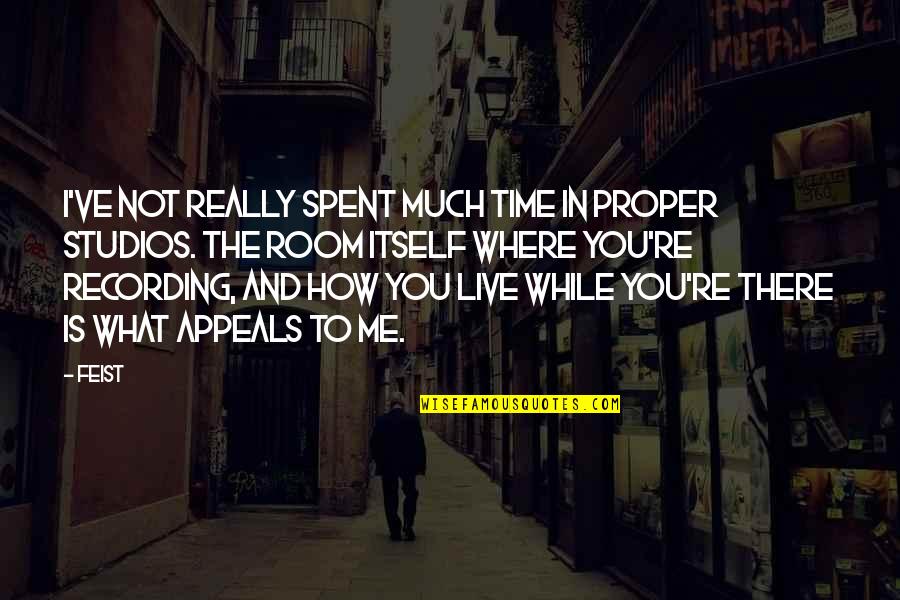 Decepcionou Quotes By Feist: I've not really spent much time in proper Decepcionou Quotes By Feist: I've not really spent much time in proper