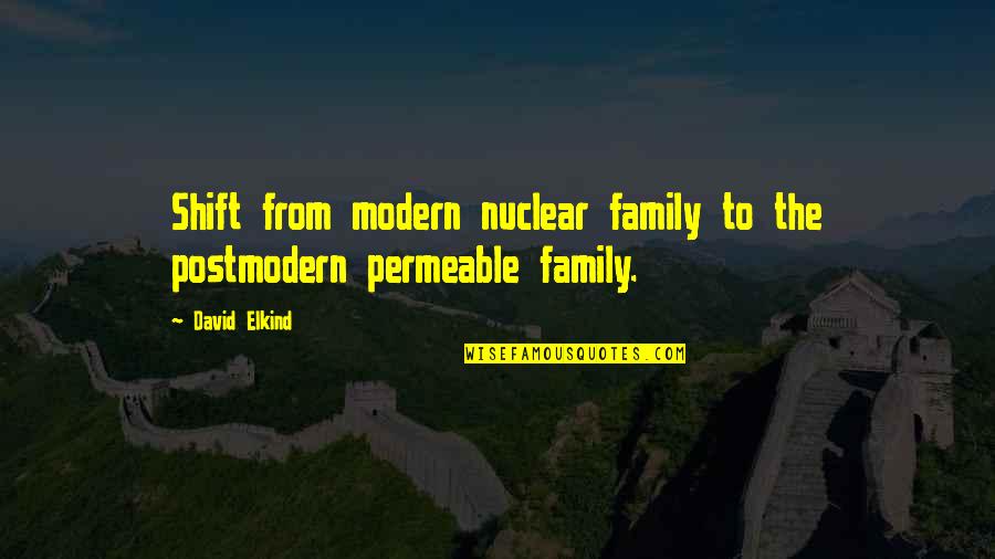 Deciduitis Quotes By David Elkind: Shift from modern nuclear family to the postmodern